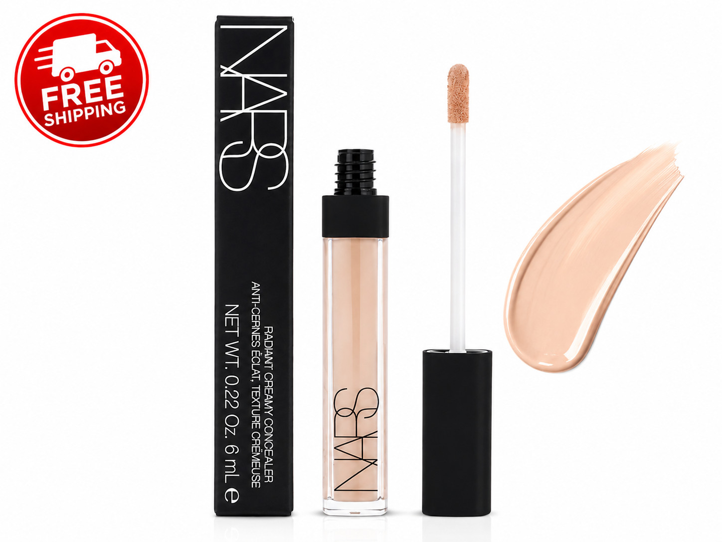 **NARS Radiant Creamy Concealer 0.22 oz 6mL – Full Coverage Under Eye Face Makeu **NARS Radiant Creamy Concealer 0.22 oz 6mL – Full Coverage Under Eye Face Makeu
