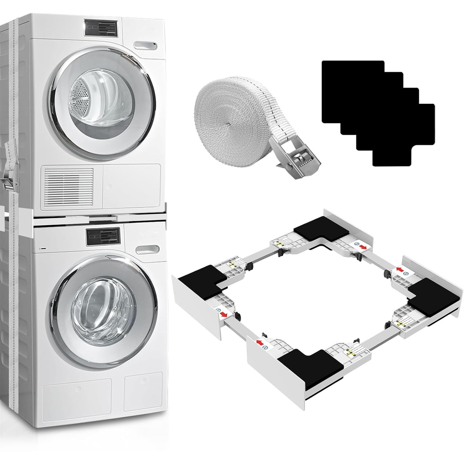 Upgrade Washer Dryer Stacking Kit, Universal Washer Dryer Stacking Kit Adjust. Upgrade Washer Dryer Stacking Kit, Universal Washer Dryer Stacking Kit Adjust.