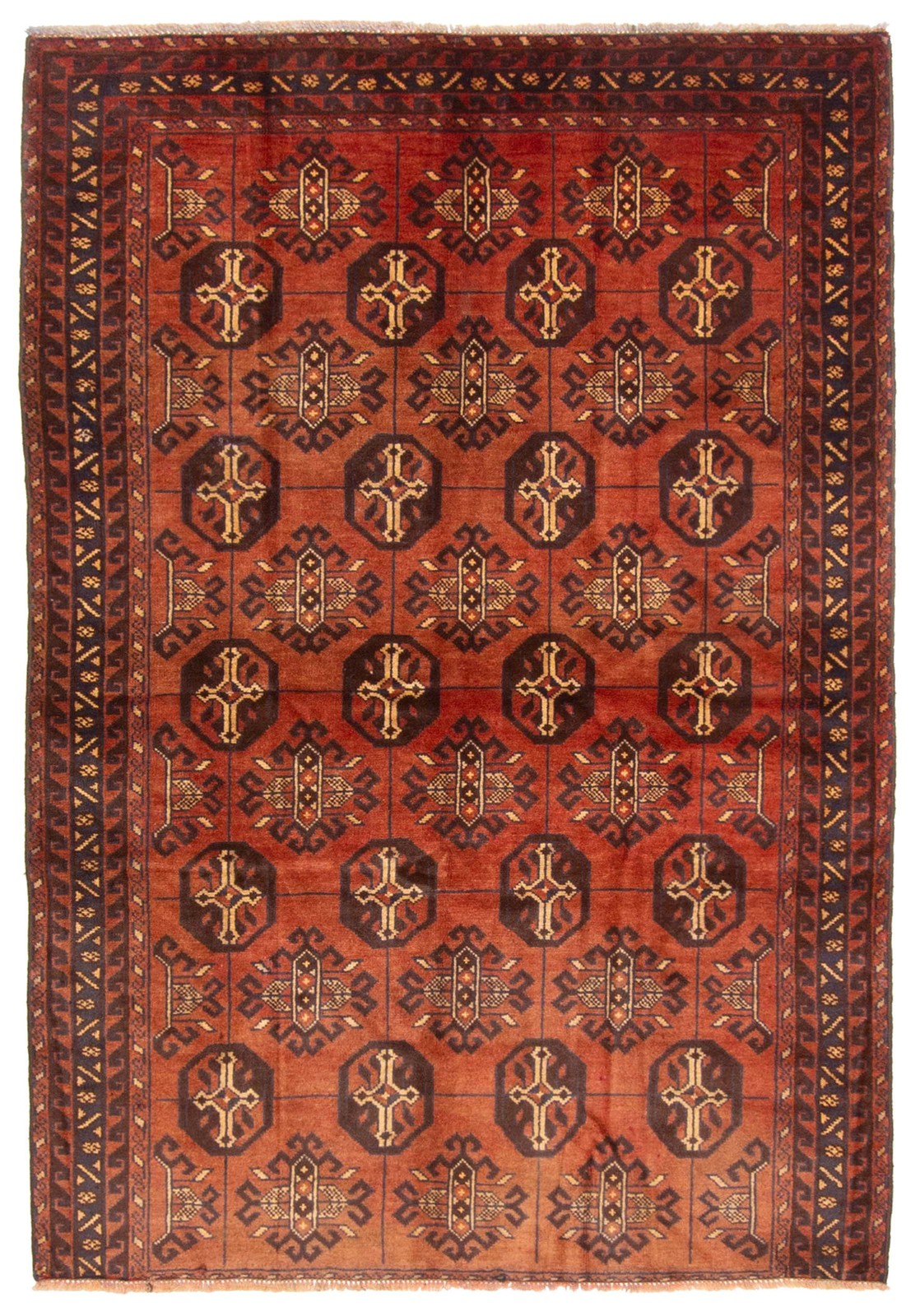 Traditional Vintage Hand-Knotted Area Rug 3\'11\