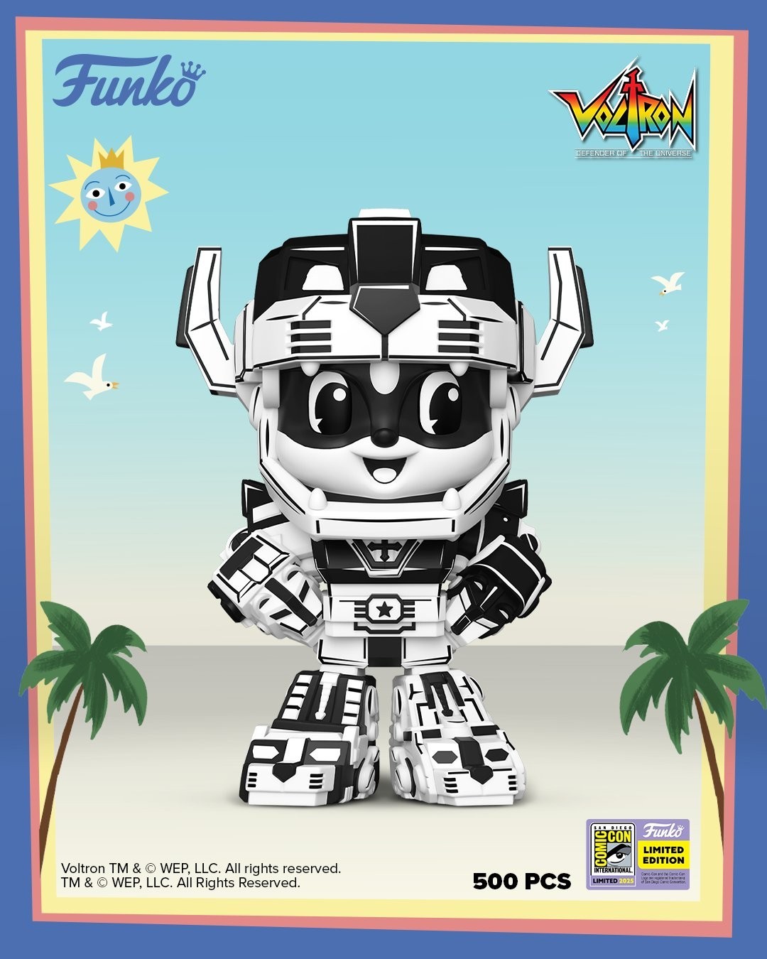 SDCC 2025 FUNKO Pop Exclusive Jumbo Chan Voltron Official Sticker LE500 Unopened