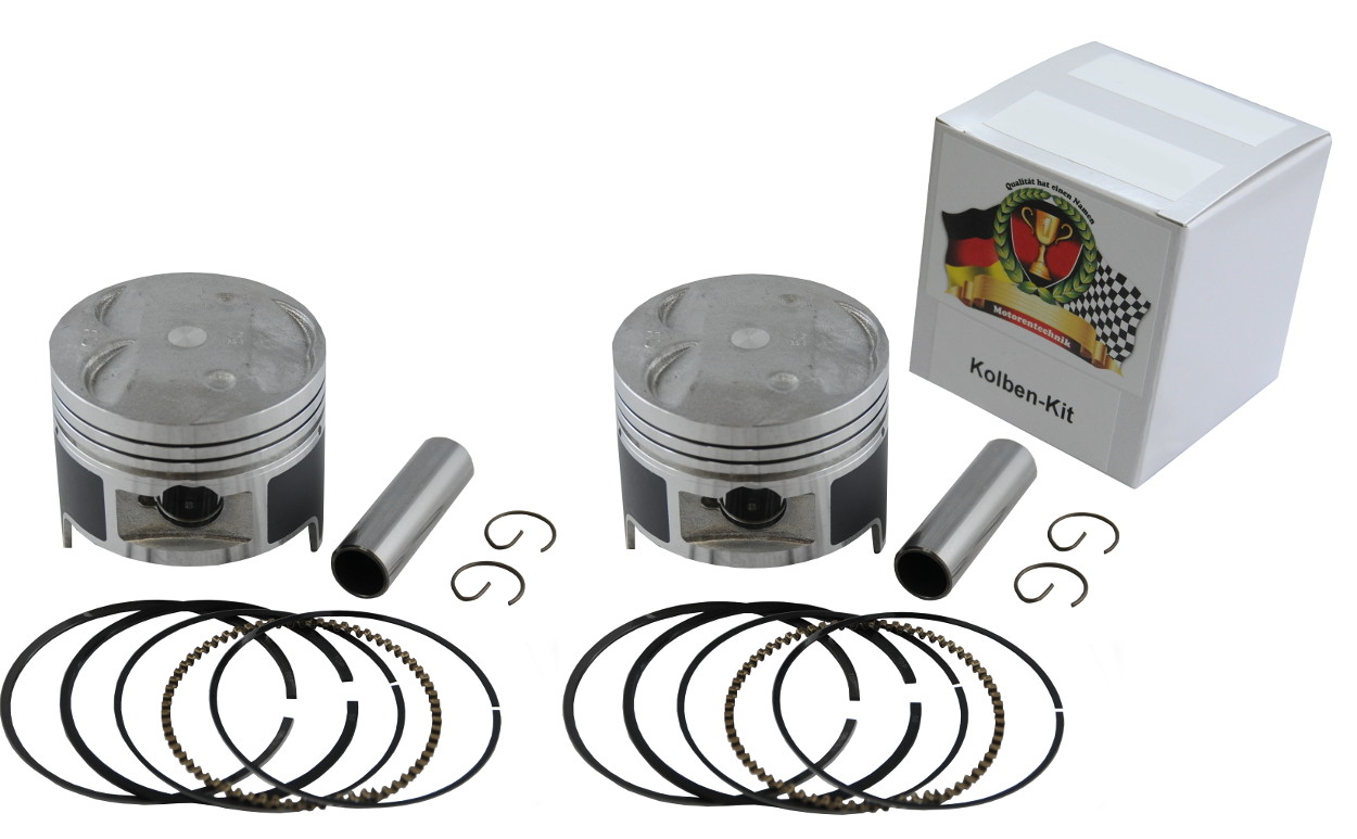 Honda CB400N \'82-\'83 Piston Kit - 2nd Oversize +0.50 mm/piston rings piston rings