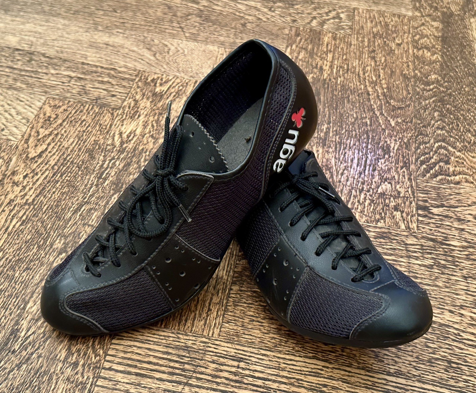 Rare Vintage Agu Leather Late 70s Cycling Shoes Size 40 NOS for Eroica
