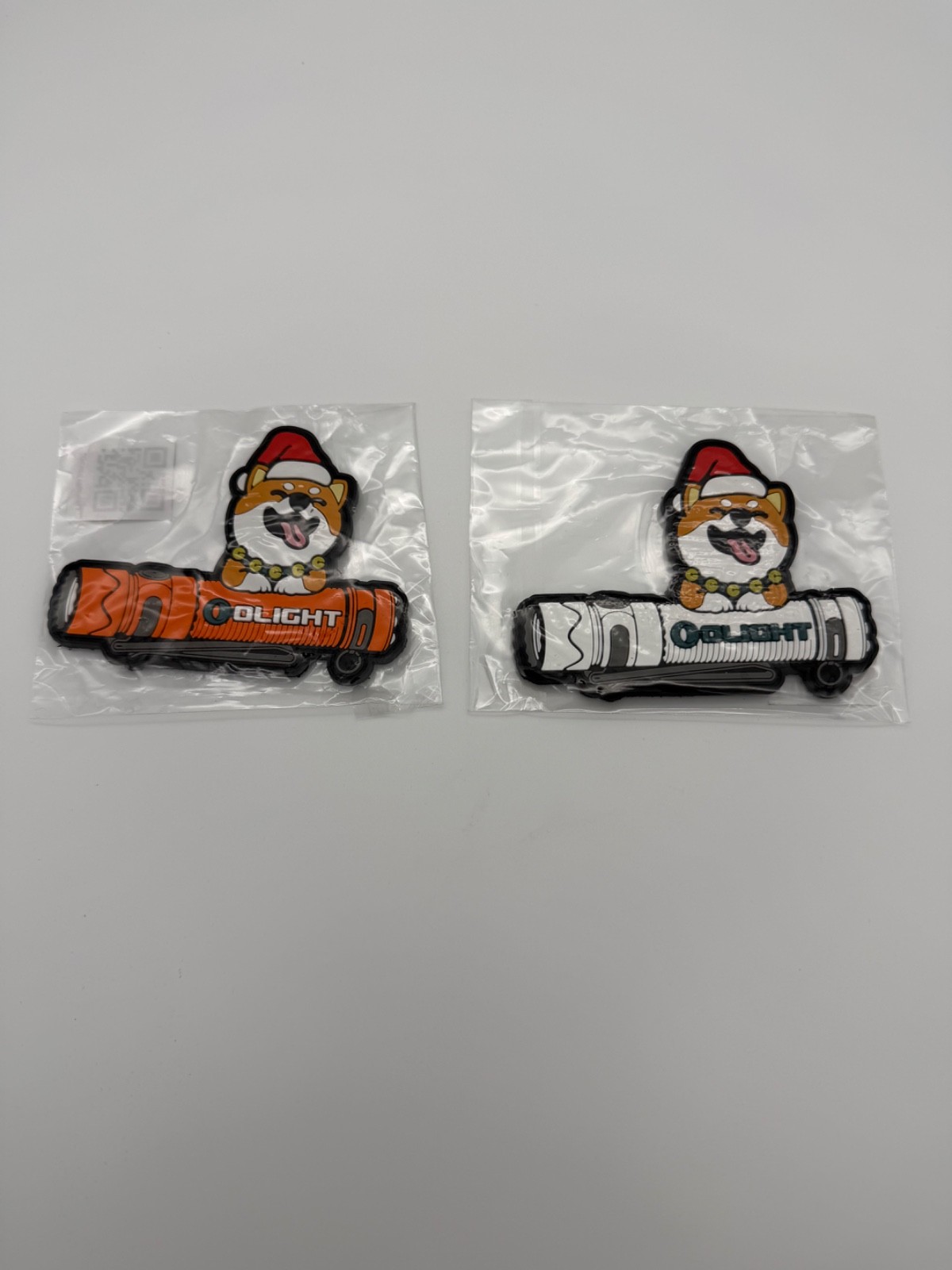 Olight Christmas Patch 1 & 2 White Orange Corgi Dog RARE Swag Warrior Mini 2 NEW
