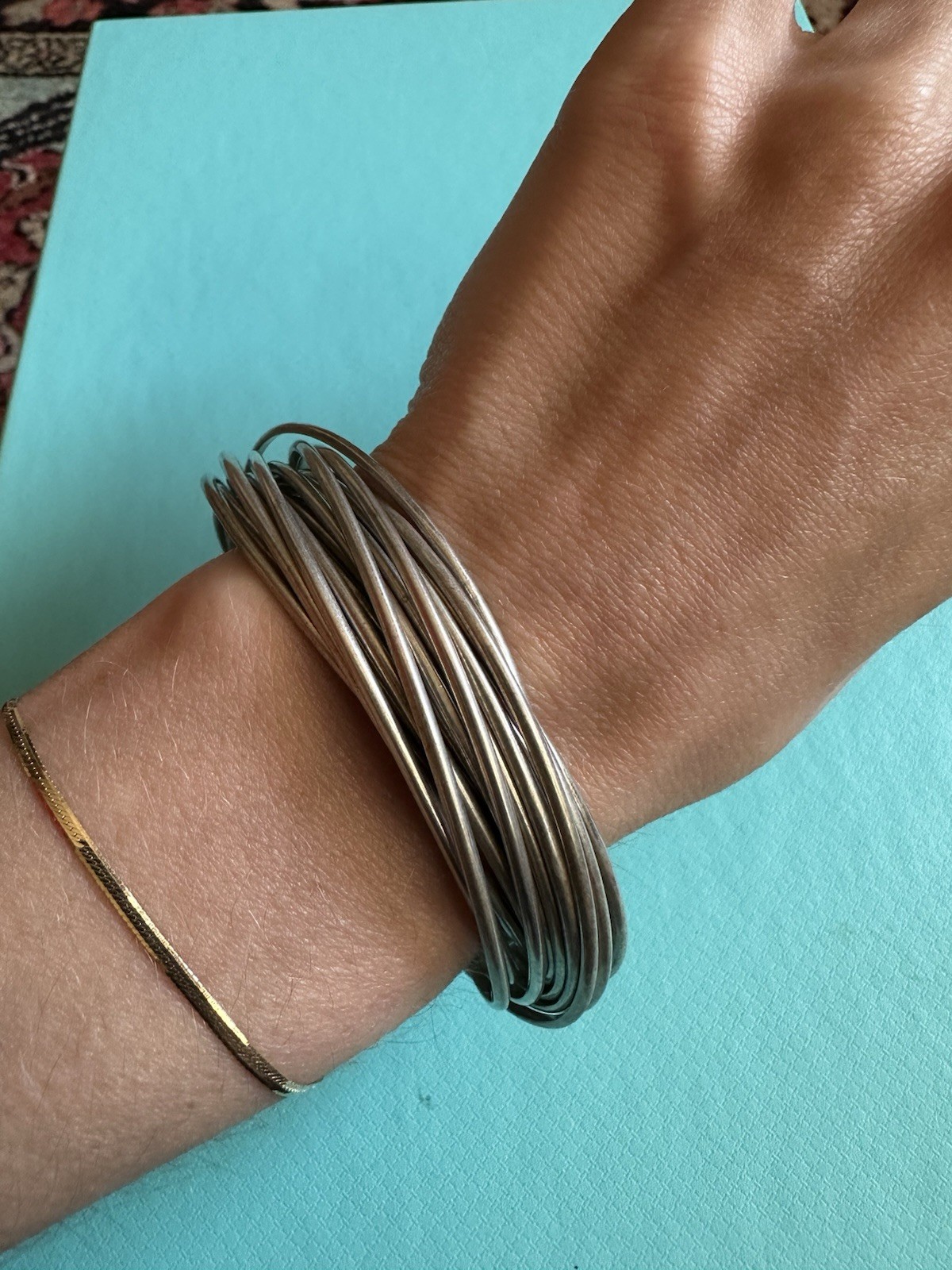 Vintage Silpada 21 Day Salute Sterling Silver Bangles Interlocking Vintage Silpada 21 Day Salute Sterling Silver Bangles Interlocking