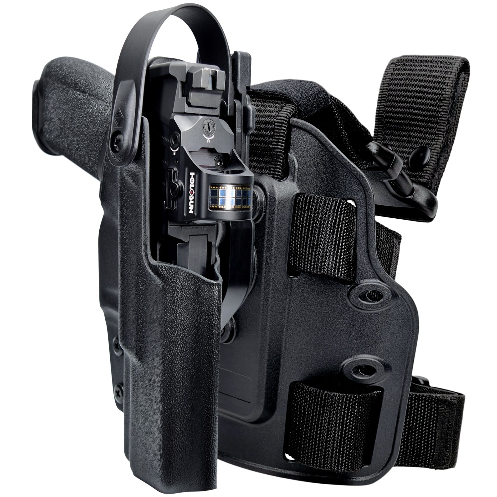 Level II Tactical Drop Leg Holster fits Springfield Armory Echelon 4.5\'\'