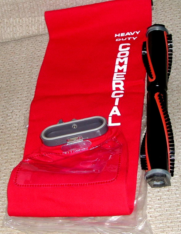 SANITAIRE COMMERCIAL HEAVY DUTY CLOTH BAG and BRUSH NEW NEVER USED
