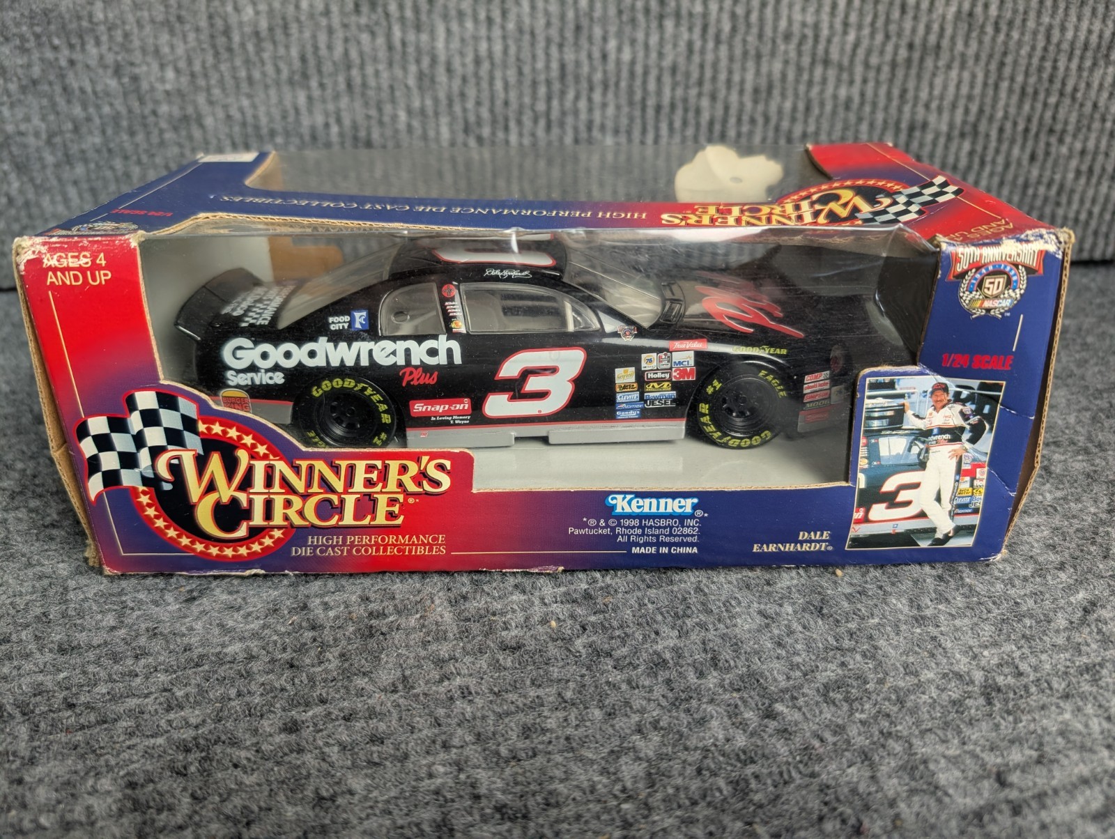 1998 Winner\'s Circle Dale Earnhardt #3 Goodwrench Daytona 500 Win 