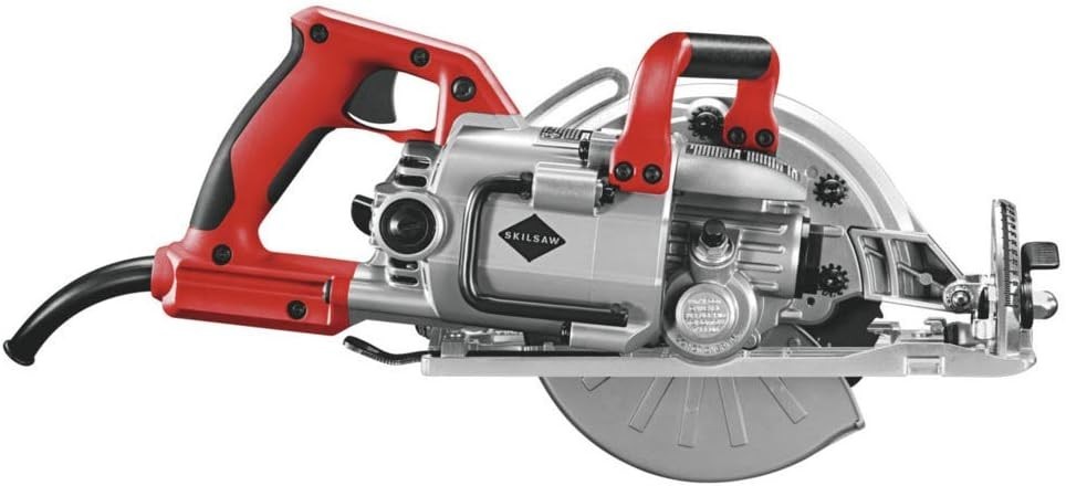 SKILSAW Magnesium Worm Drive Circular Saw Carbide Blade SPT77W 01 15 Amp 7-1/4
