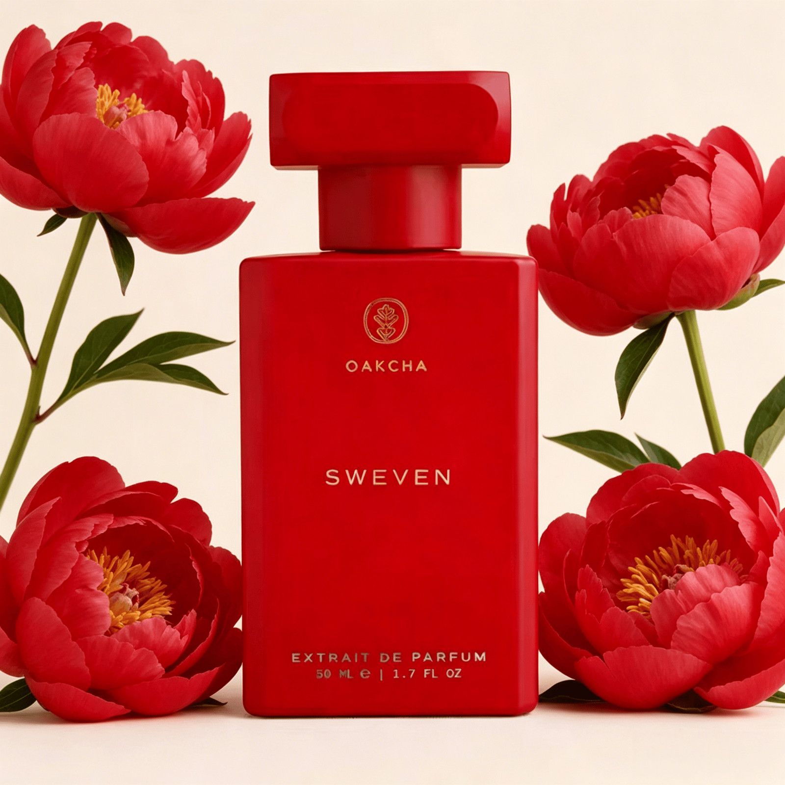 Luxury Oakcha Sweven Extrait De Parfum 50ML Perfume for Women Intense Rich Red P