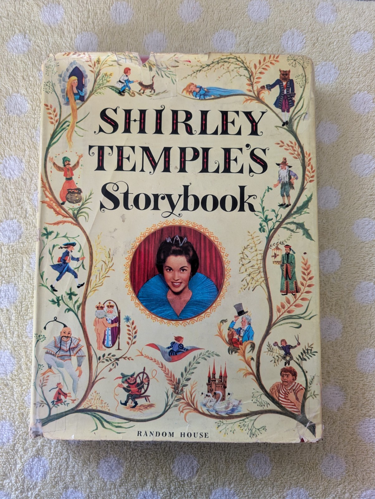 Vintage Shirley Temple\'s Storybook 1958 Hardcover with Dust Jacket Random House Vintage Shirley Temple\'s Storybook 1958 Hardcover with Dust Jacket Random House