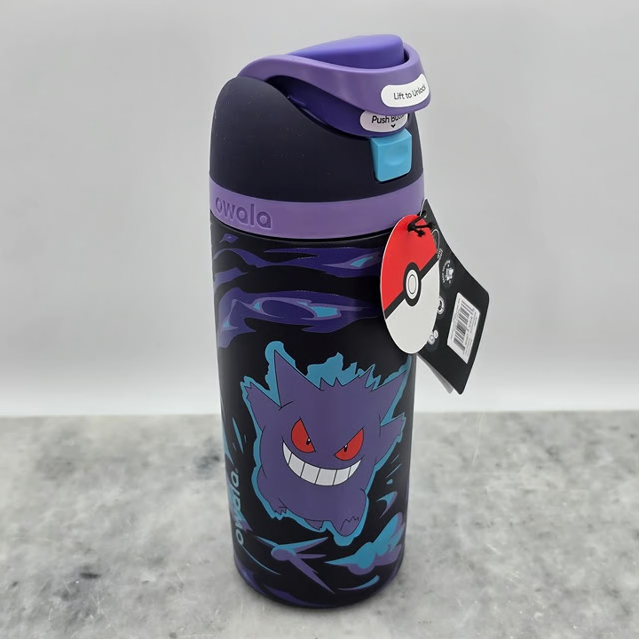 POKÉMON x OWALA FreeSip 16 oz Gengar in the Shadows Stainless Steel Water Bottle POKÉMON x OWALA FreeSip 16 oz Gengar in the Shadows Stainless Steel Water Bottle