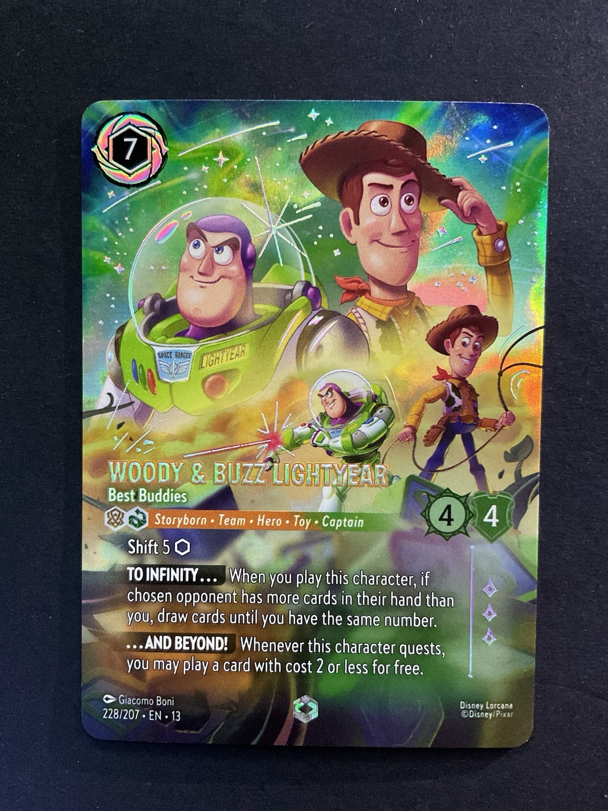 Woody & Buzz Lightyear - Best Buddies (Enchanted) 228/207 Attack of the Vine Woody & Buzz Lightyear - Best Buddies (Enchanted) 228/207 Attack of the Vine