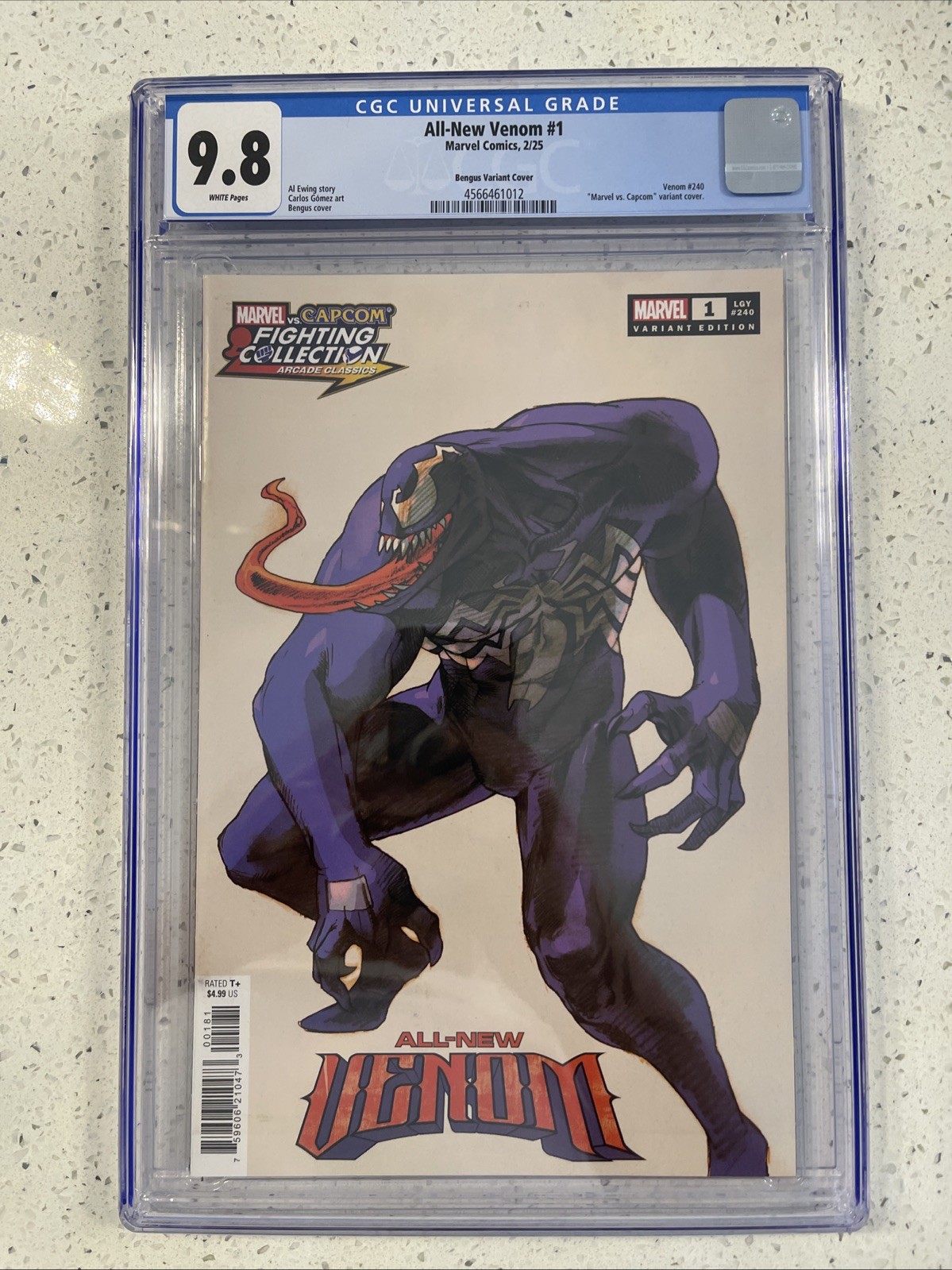 All-New Venom #1 Bengus Marvel vs. Capcom Variant Marvel CGC 9.8 All-New Venom #1 Bengus Marvel vs. Capcom Variant Marvel CGC 9.8