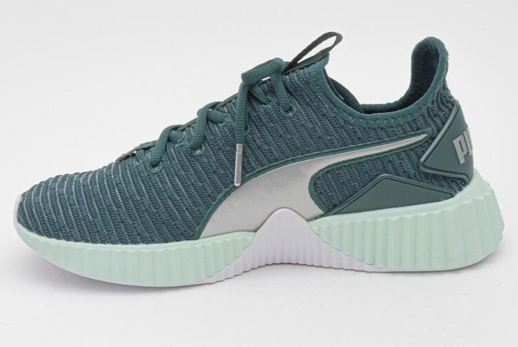 Puma Defy TZ Women\'s Trainers Sneakers Tennis Shoes Green Size 7.5