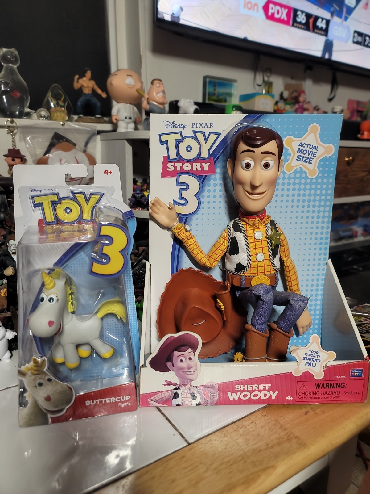 Toy Story 3 Woody And Buttercup Figures Disney Pixar