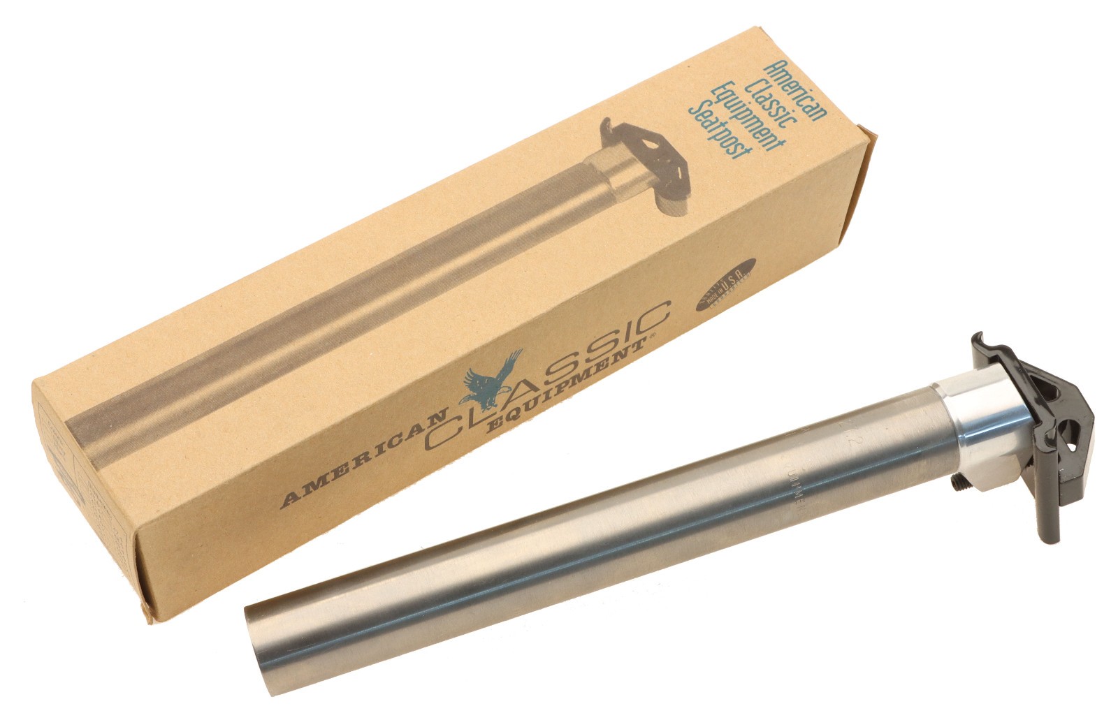 American Classic Equipment Titanium Seatpost 27.2mm X  235mm 25mm Offset NEW NOS