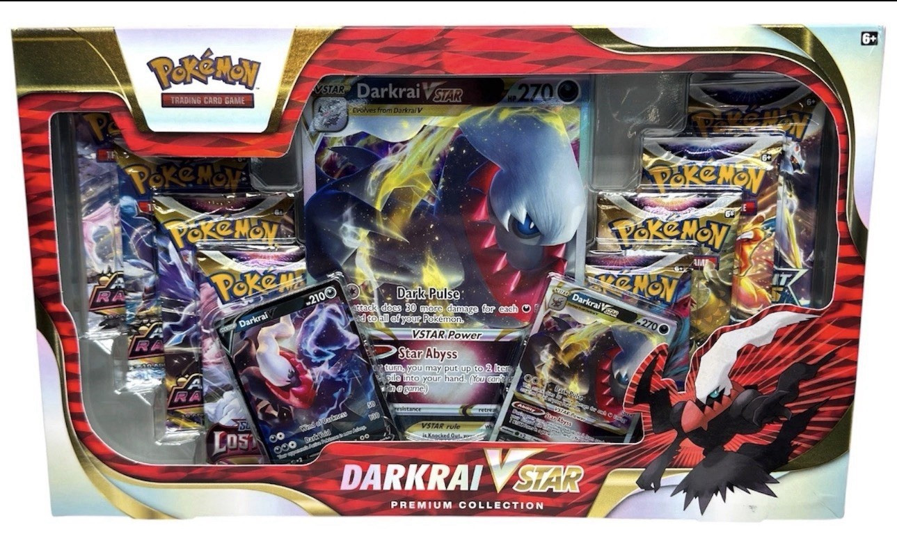 Pokemon TGC Darkrai VSTAR Premium Collection - Miscellaneous Cards & Products Pokemon TGC Darkrai VSTAR Premium Collection - Miscellaneous Cards & Products
