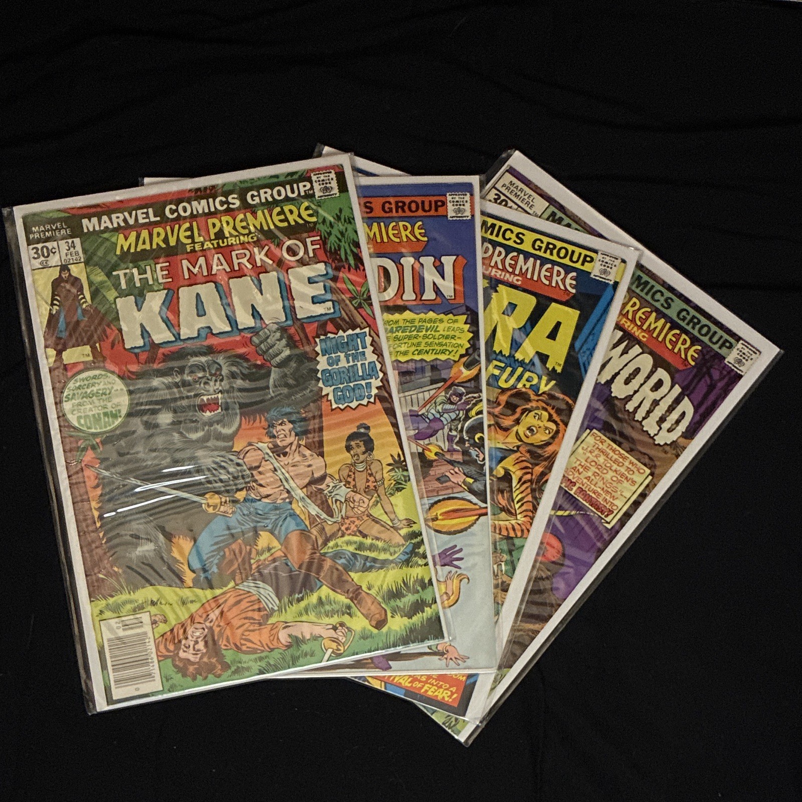 Marvel Comics Group Marvel Premiere Comic Book Lot #31 #42 #43 #48 Paladin Tigra Marvel Comics Group Marvel Premiere Comic Book Lot #31 #42 #43 #48 Paladin Tigra