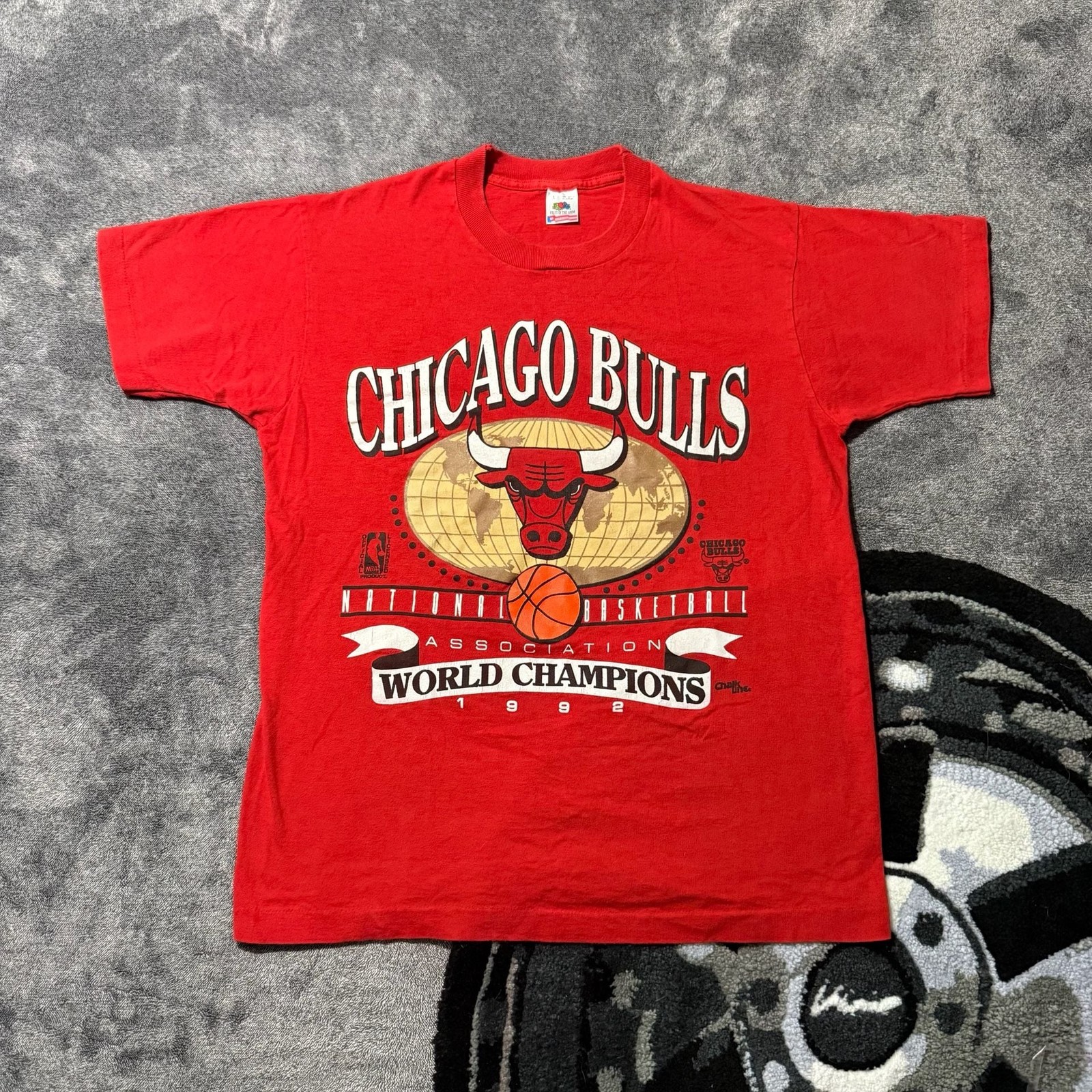 Vintage 1992 Chicago Bulls NBA World Champions Single Stitch T-Shirt