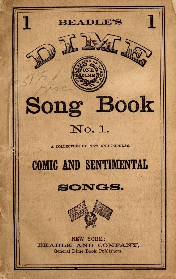 BEADLE\'S DIME SONG BOOK 23 Classic Issue Collection On USB Thumb Drive