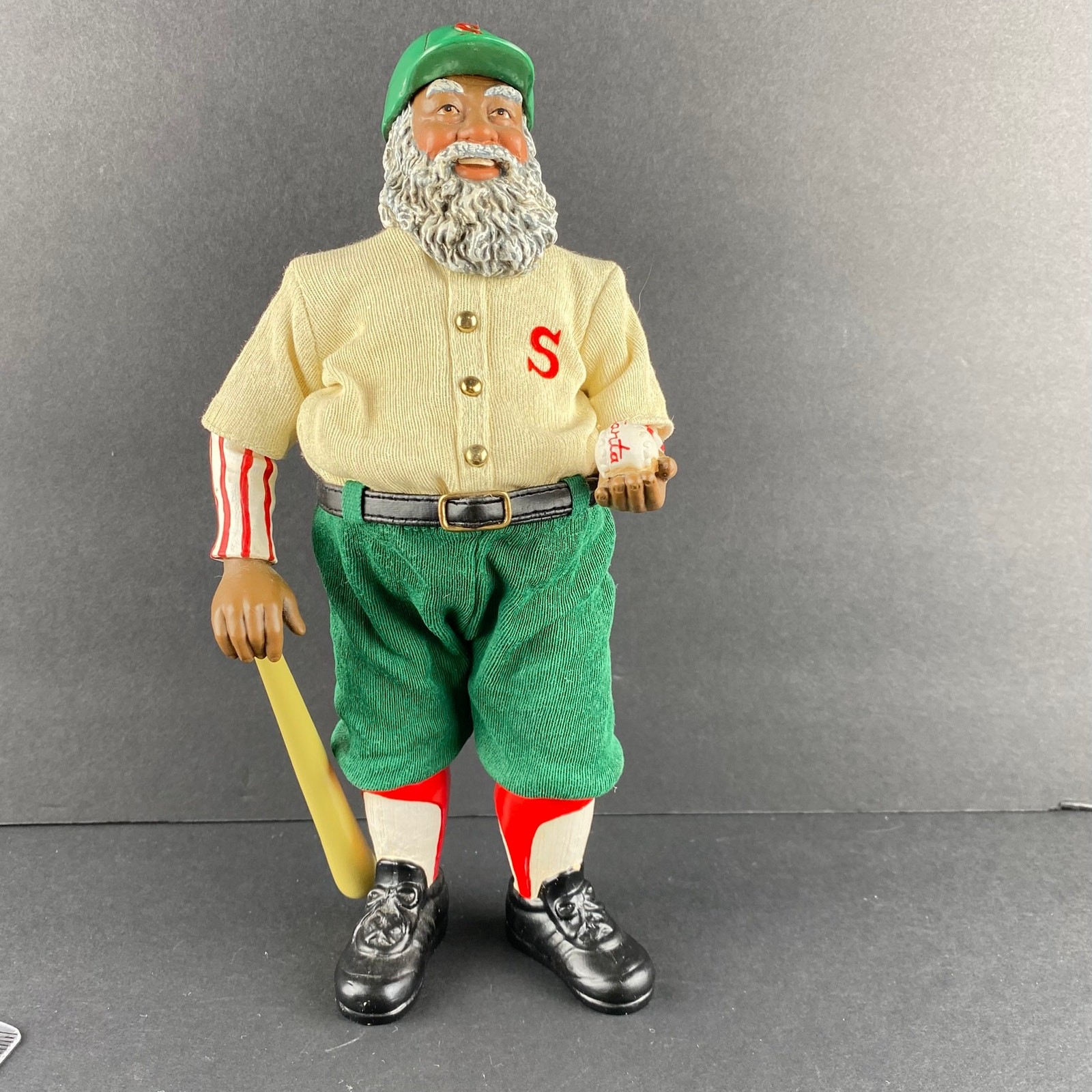 Vintage 1996 Possible Dreams Clothtique Baseball Santa Bat Ball 11\ Vintage 1996 Possible Dreams Clothtique Baseball Santa Bat Ball 11\