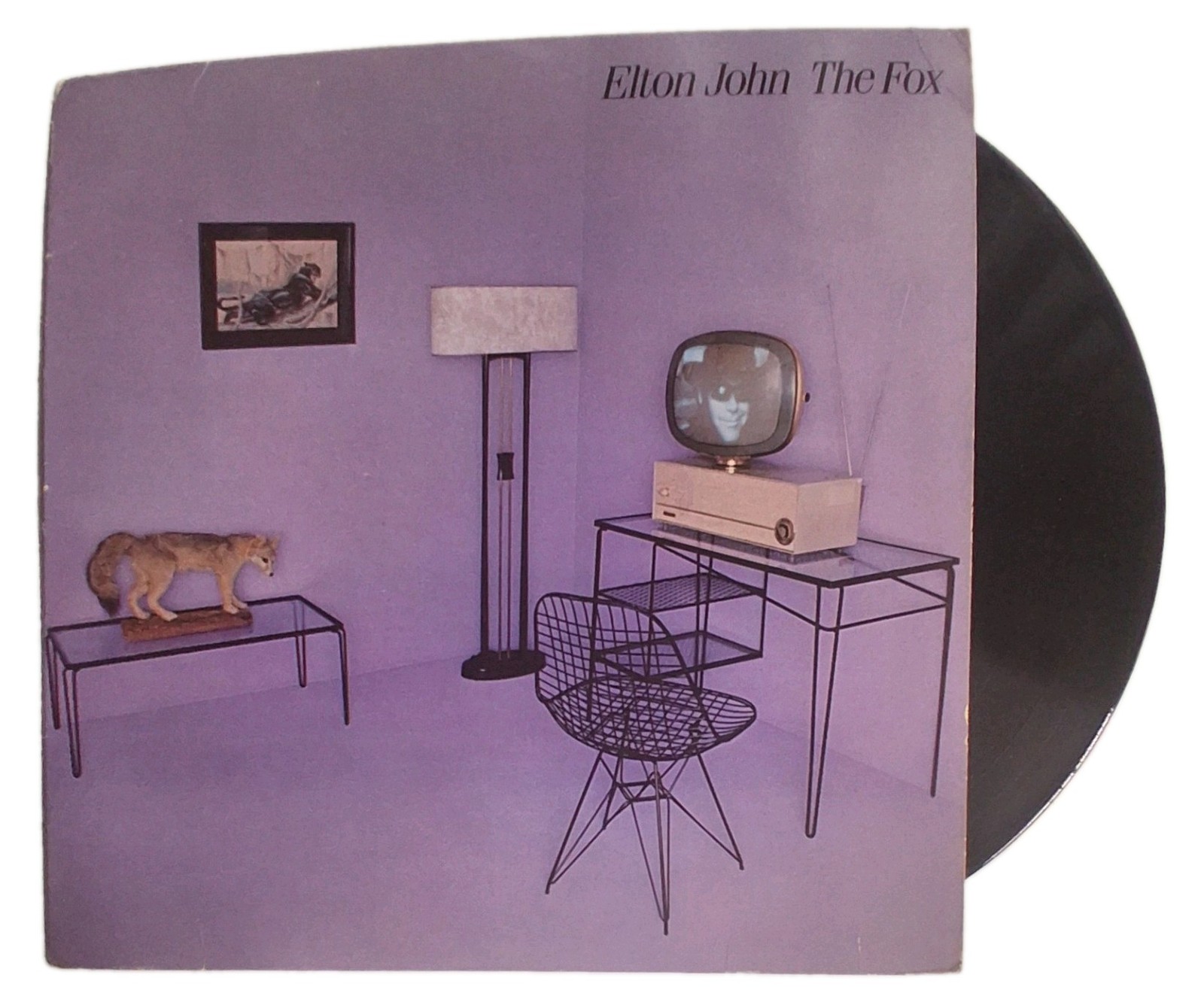 1981 Elton John The Fox [First Pressing] Near Mint Geffen Lyric, Vinyl Record LP