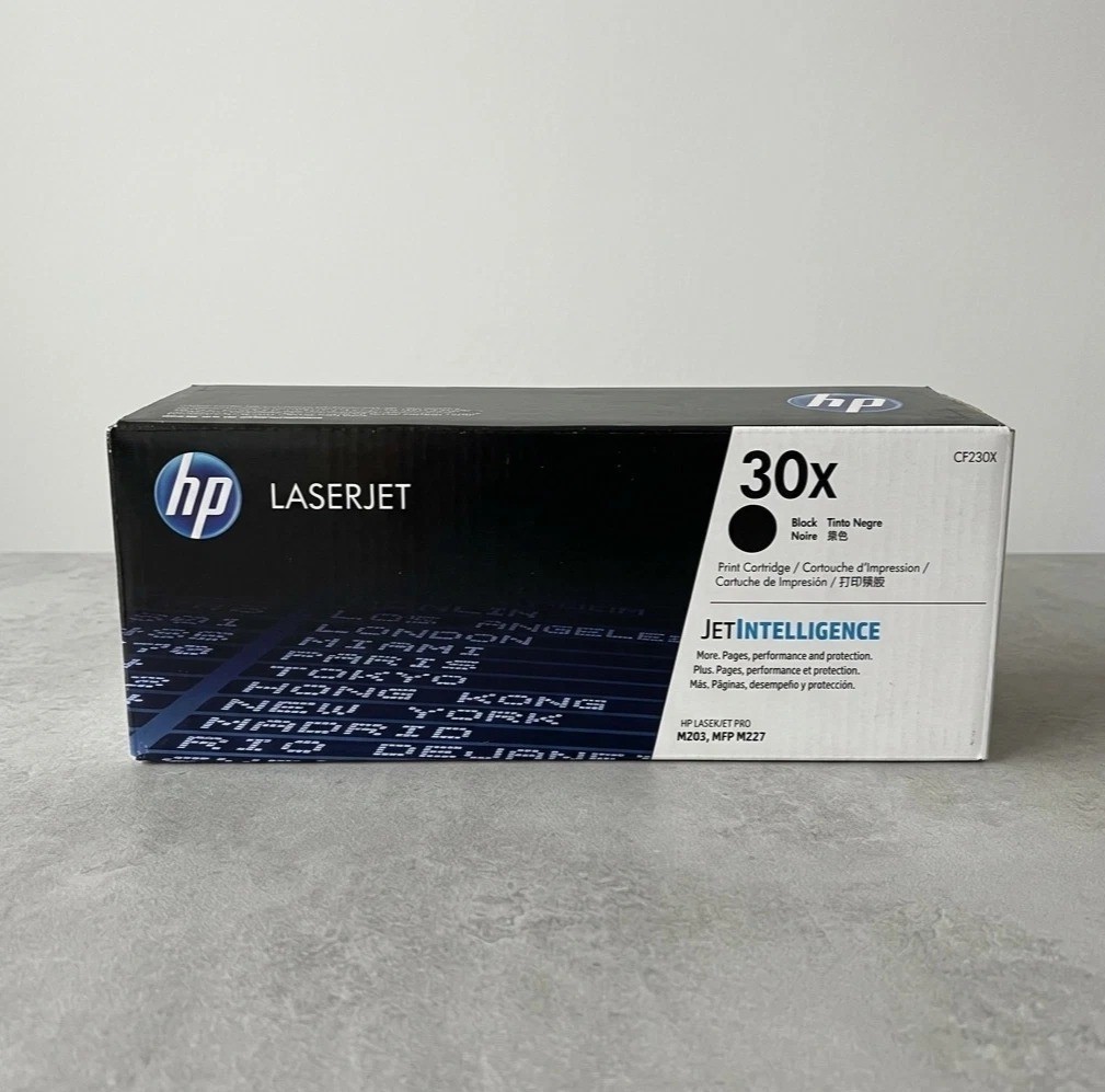 Genuine HP 30X CF230X High Yield Black LaserJet Toner Cartridge M203 M227