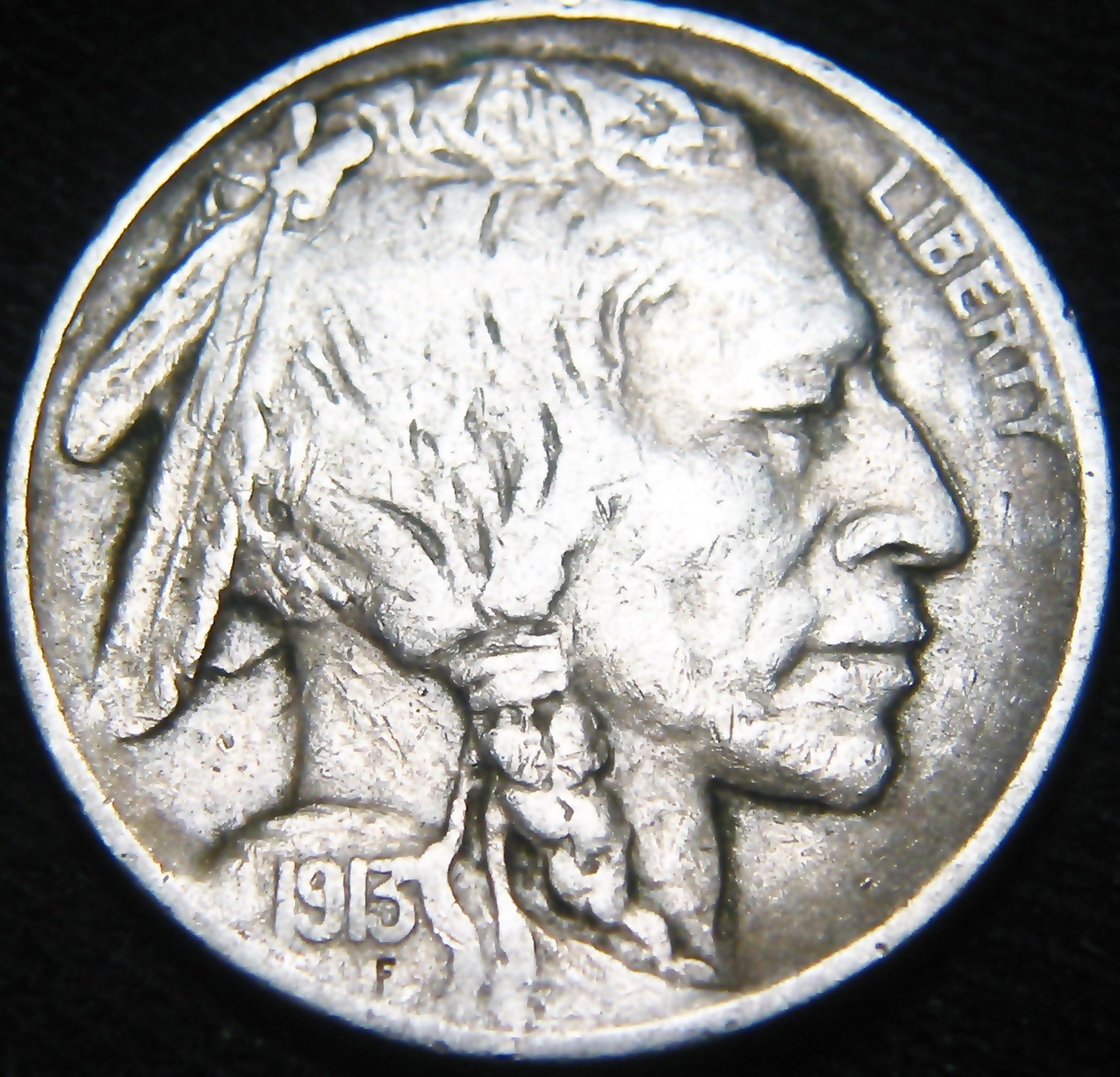 Nice Tougher Date 1913-P MOUND Type Variety 1 BUFFALO NICKEL LG49NH