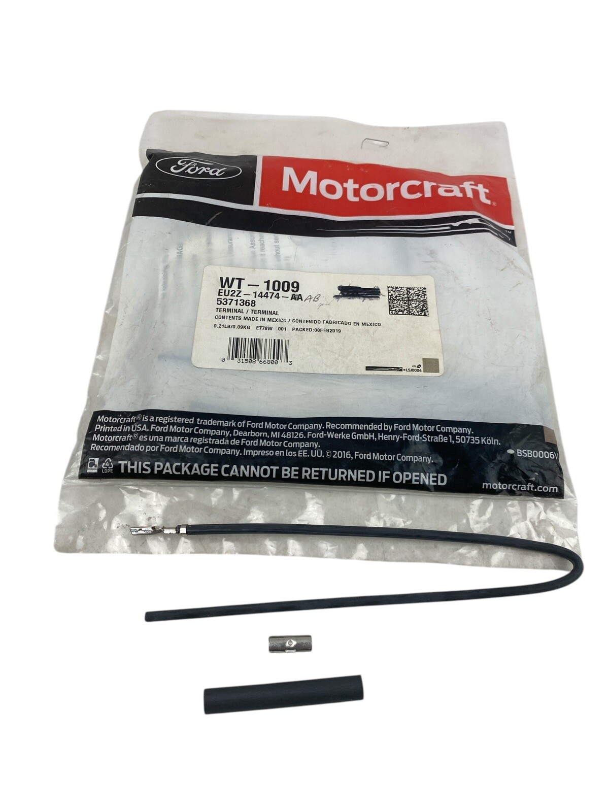 NOS Genuine Motorcraft WT-1009 Terminal Assembly Kit Ford OEM EU2Z-14474-AA