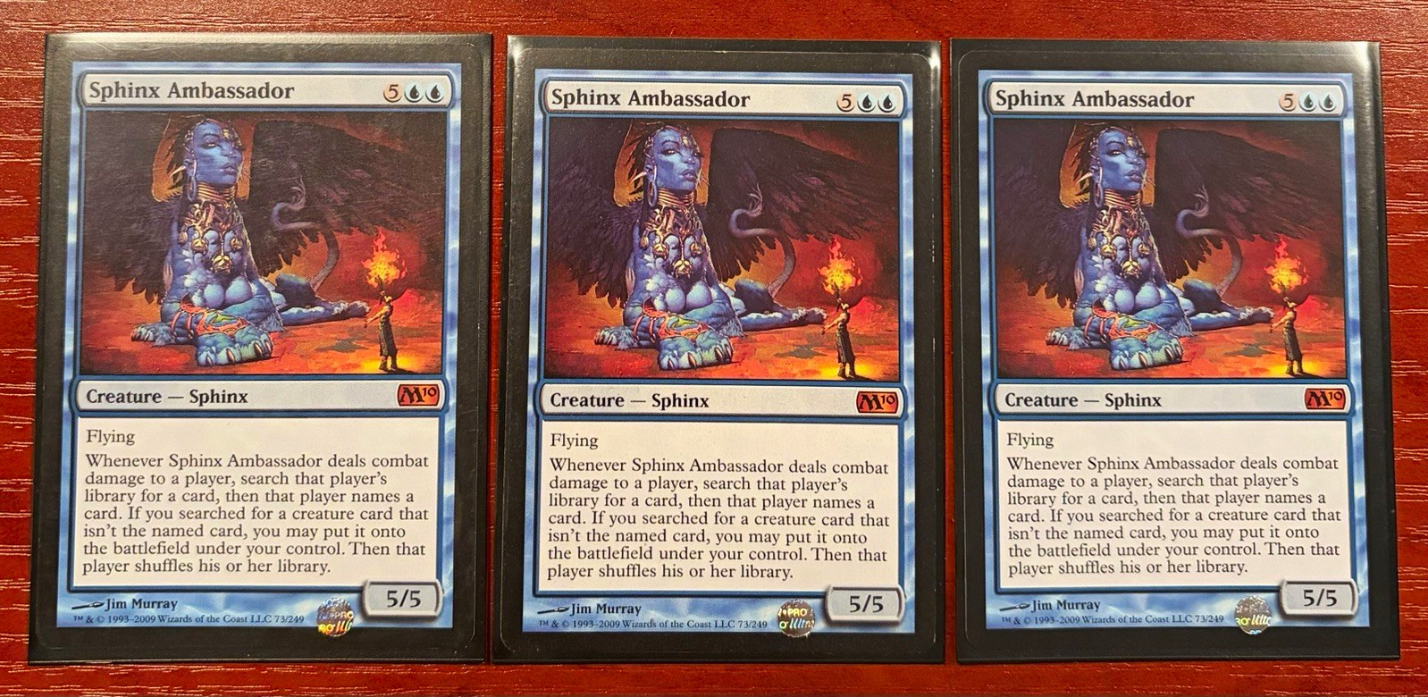 Sphinx Ambassador x1 - Magic 2010 M10 Blue Regular English MTG - Played 1x Card Sphinx Ambassador x1 - Magic 2010 M10 Blue Regular English MTG - Played 1x Card