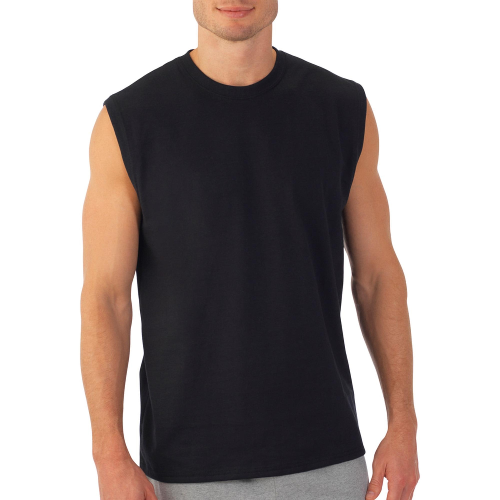 Mens Cotton Sleeveless T Shirt Tank Solid Blank Hot Summer Gym Cool Comfort US Mens Cotton Sleeveless T Shirt Tank Solid Blank Hot Summer Gym Cool Comfort US