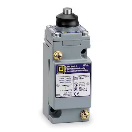 Telemecanique Sensors 9007C52ed Heavy Duty Limit Switch, Adjustable Push, Rod, Telemecanique Sensors 9007C52ed Heavy Duty Limit Switch, Adjustable Push, Rod,