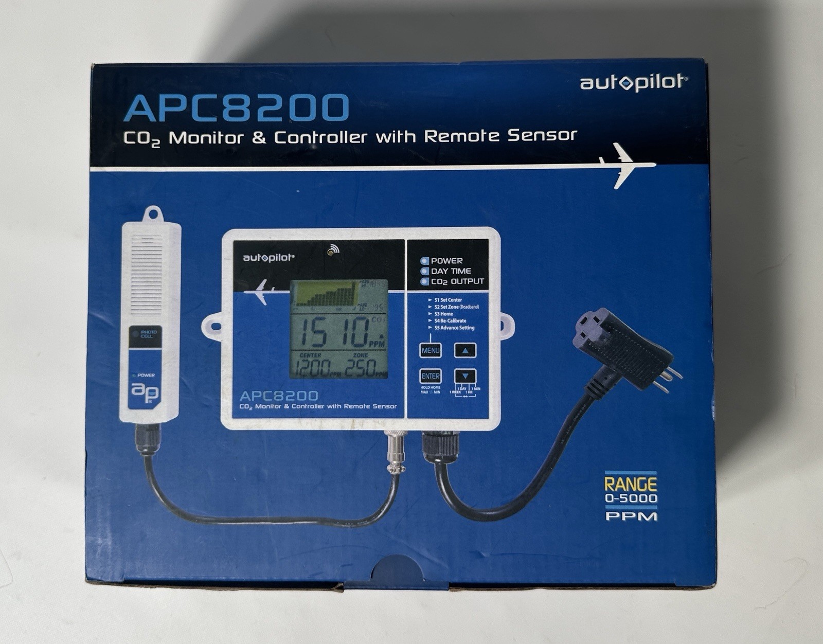 Autopilot APC8200 CO2 Controller w/ Remote Sensor & Digital Display NEW