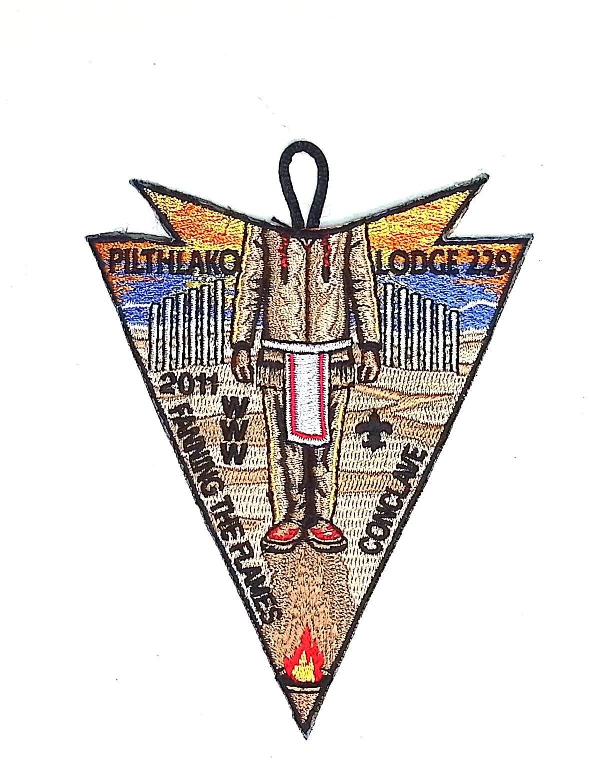 Pilthlako Lodge 229 Okefenokee Area GA 2011 Spring Fellowship Ordeal Patch BLK