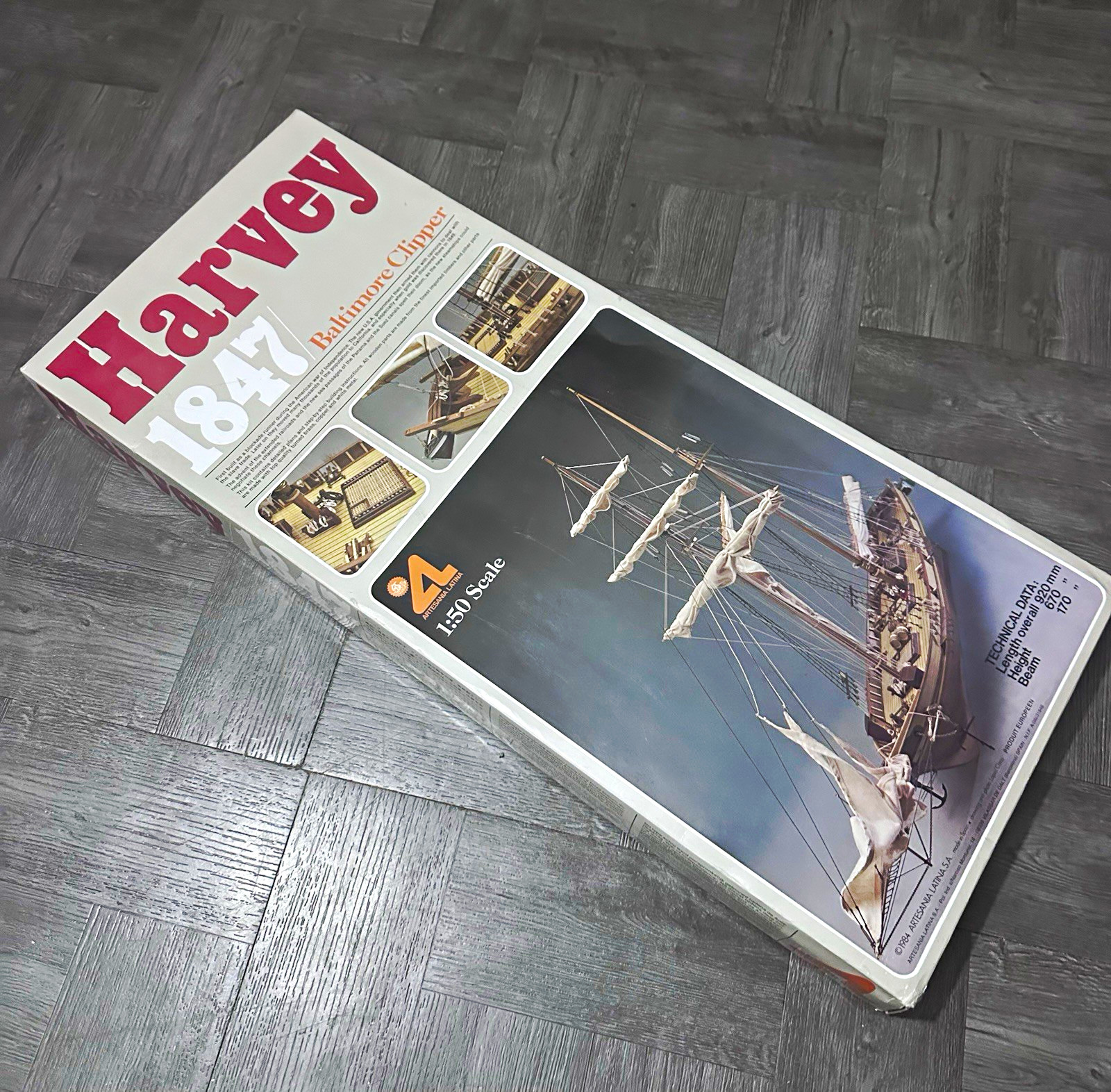 Artesania Latina Harvey 1847 Baltimore Clipper 1:50 Model Kit Finescale 20502 Artesania Latina Harvey 1847 Baltimore Clipper 1:50 Model Kit Finescale 20502