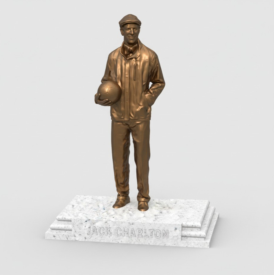 Jack Charlton Statue – Ashington