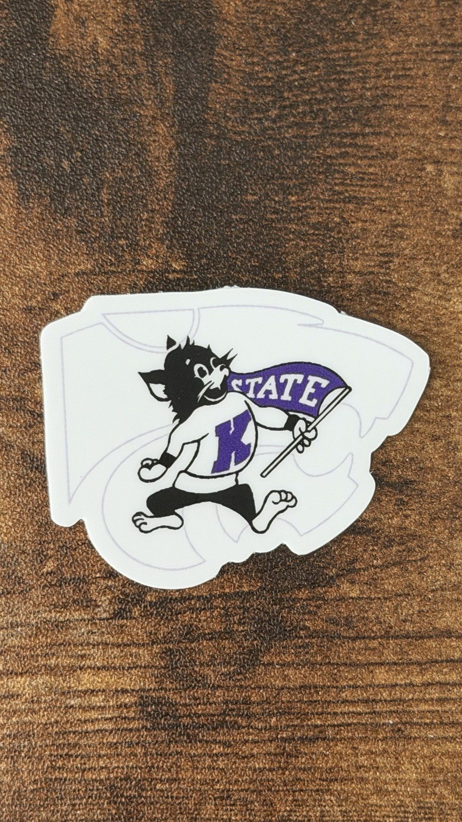 Kansas State Wildcats K-State Football Vintage Vinyl Sticker Decal NCAA