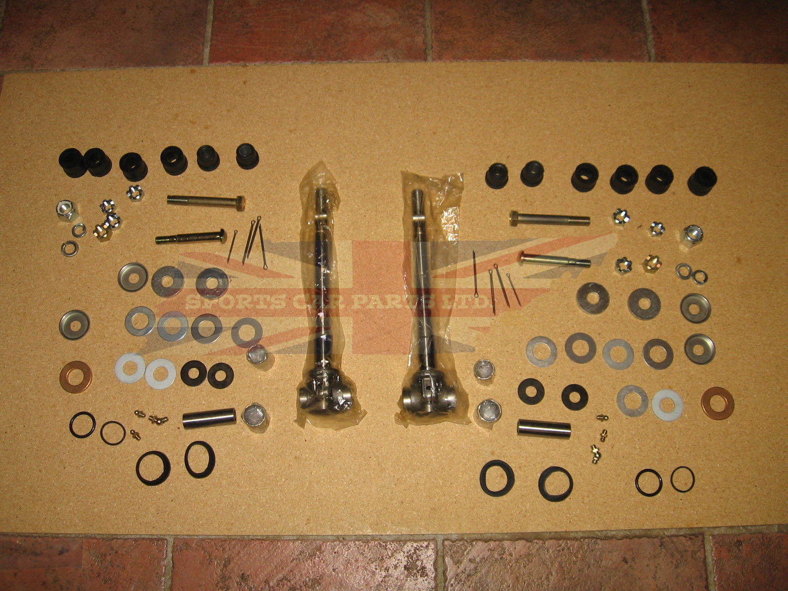 New MGB Major Front Suspension Rebuild Kit 1963-80 Includes Kingpins Made in UK