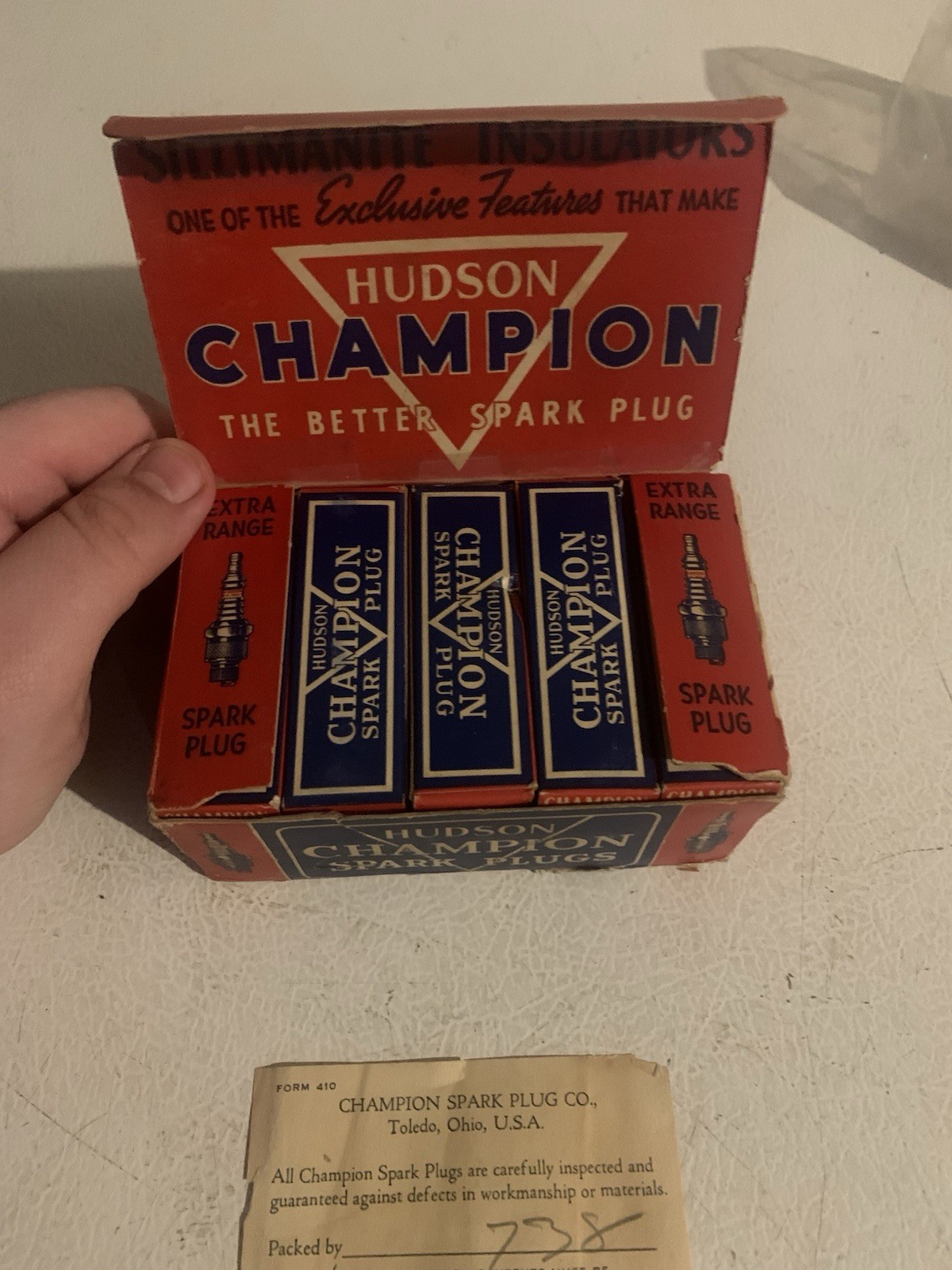 Champion J-9 Spark Plugs By Hudson Box Of 10 For 1934-1942 Hudson 