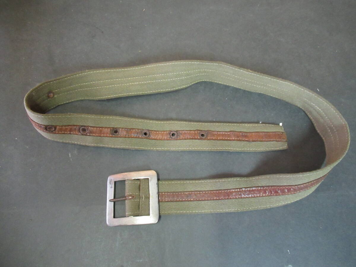 imperial Japanese Army Original cotton Officer Belt WWⅡ Military IJA IJN RARE