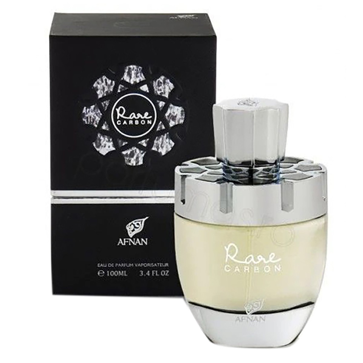 Afnan Men\'s Rare Carbon EDP 3.4 oz Fragrances 6290171002291