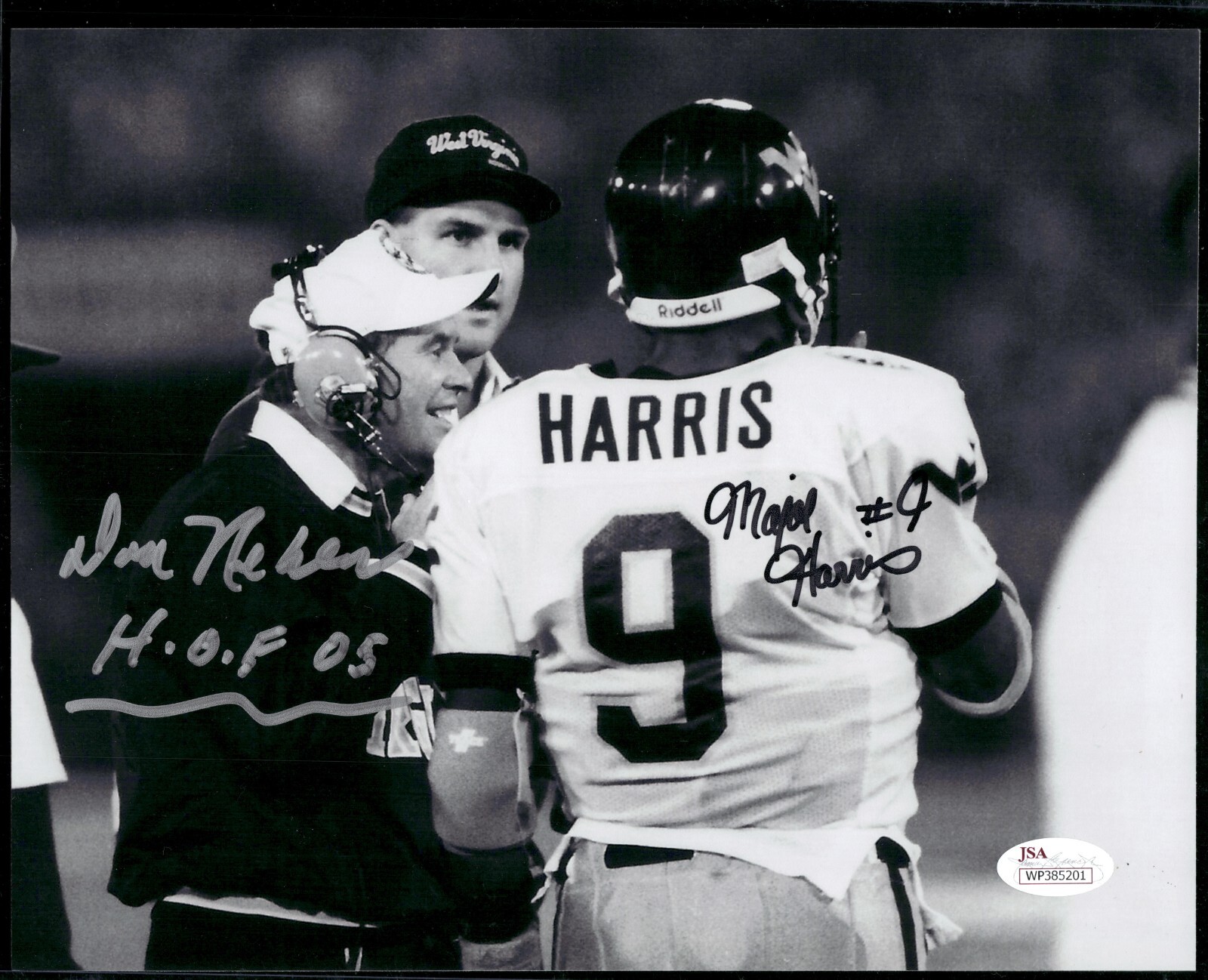 Major Harris & Don Nehlen West Virginia Mountaineers Dual Signed 8x10 Photo Major Harris & Don Nehlen West Virginia Mountaineers Dual Signed 8x10 Photo