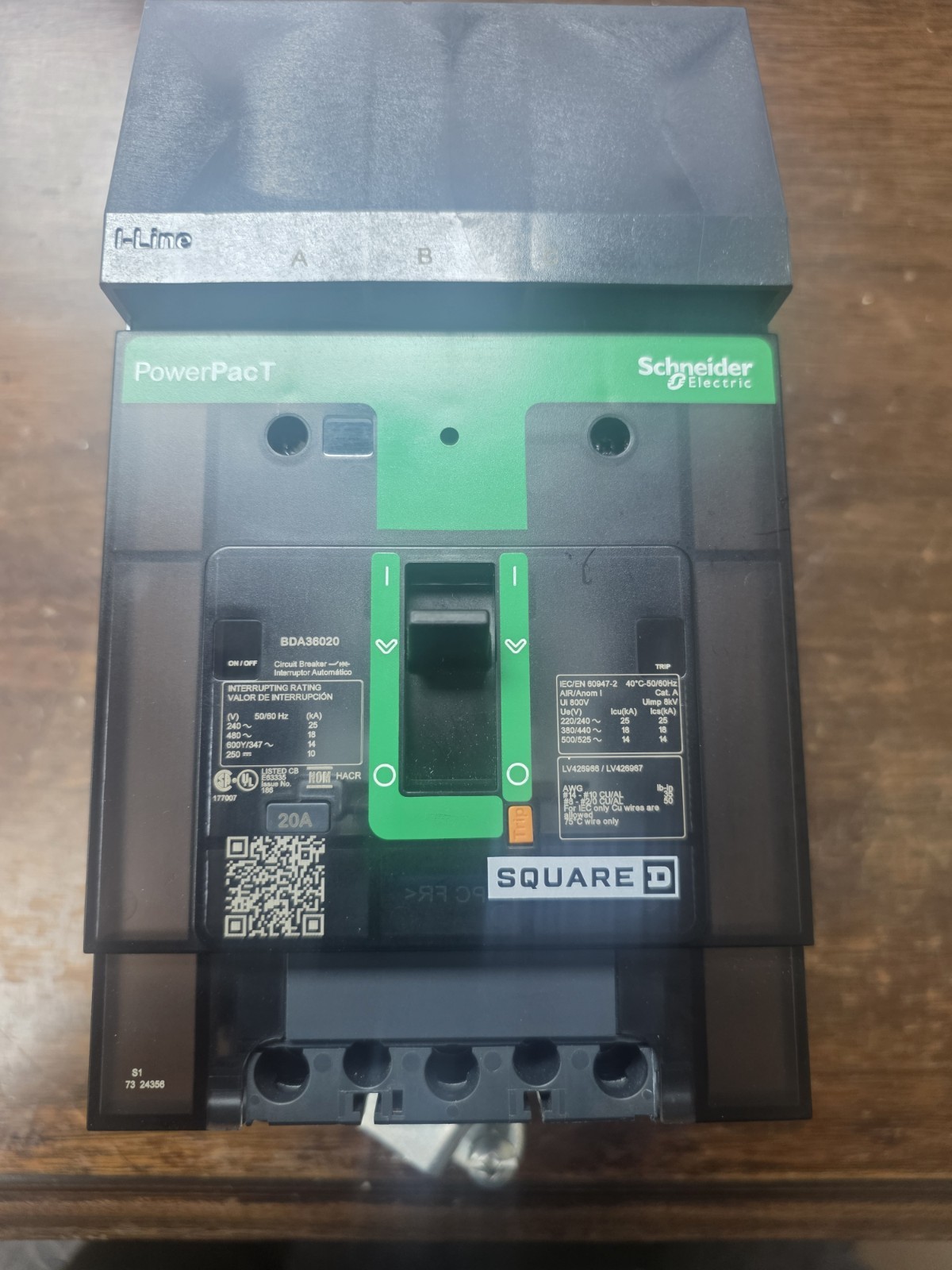 BDA36020 SQUARE D NEW TAKE OUTS  (6  AVAILABLE) 