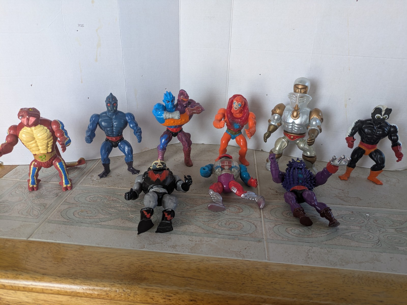 Vintage He-Man Masters Of The Universe Lot of 9 Action Figures MOTU 1980's Toys Vintage He-Man Masters Of The Universe Lot of 9 Action Figures MOTU 1980's Toys