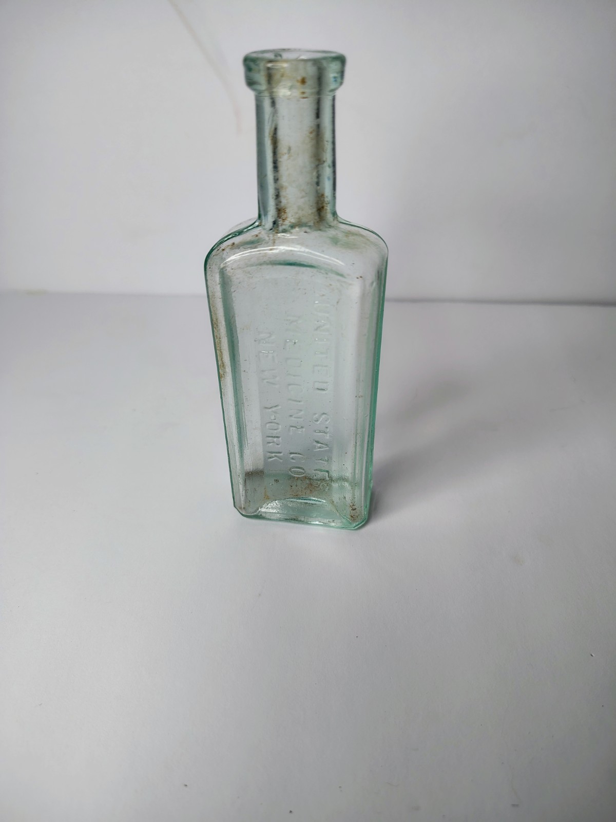 Antique 1880s United States Medicine Co. New York Crude Some Bubbles Antique 1880s United States Medicine Co. New York Crude Some Bubbles