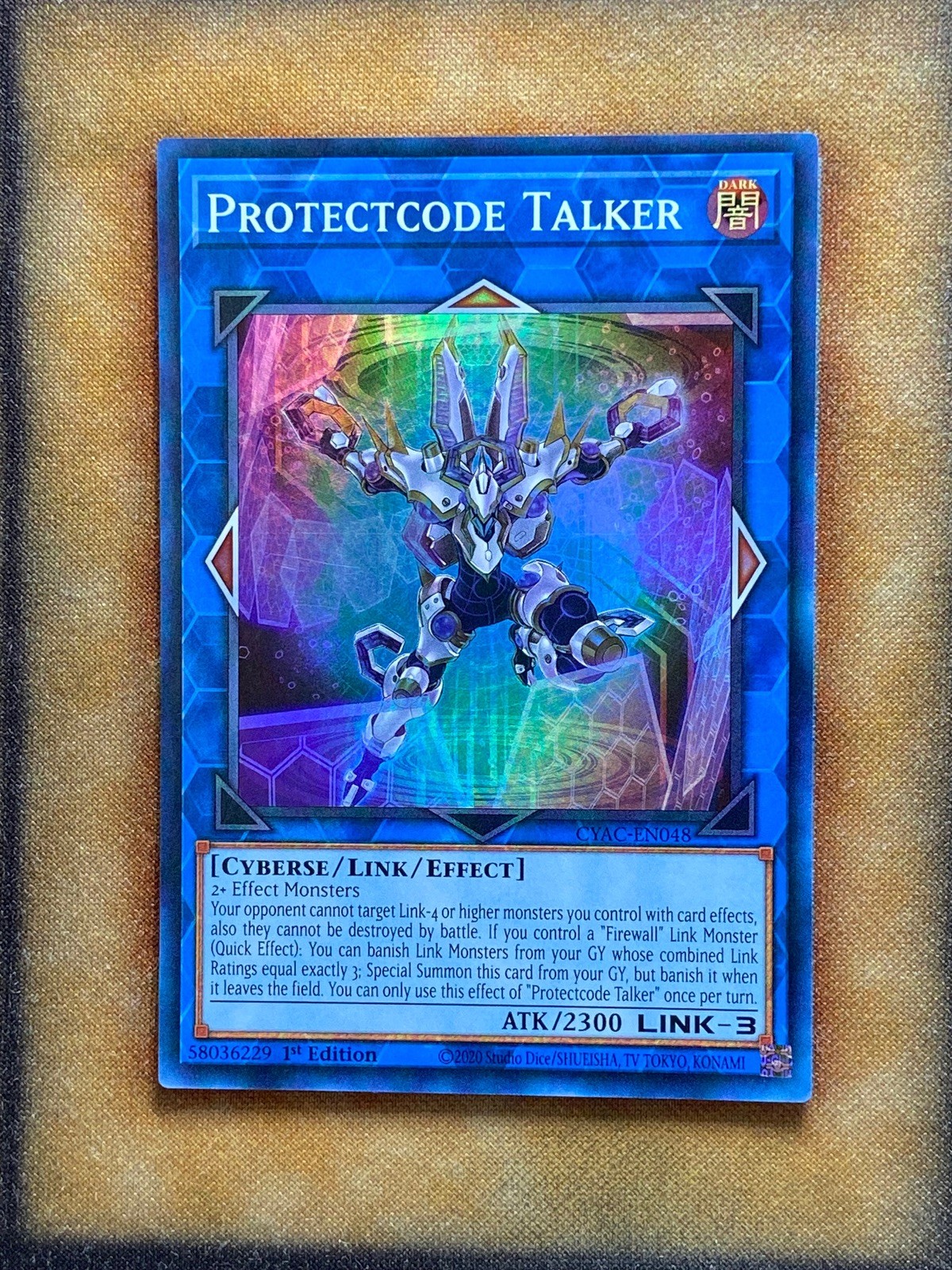 Yugioh Protectcode Talker CYAC-EN048 Super Rare 1st Ed NM