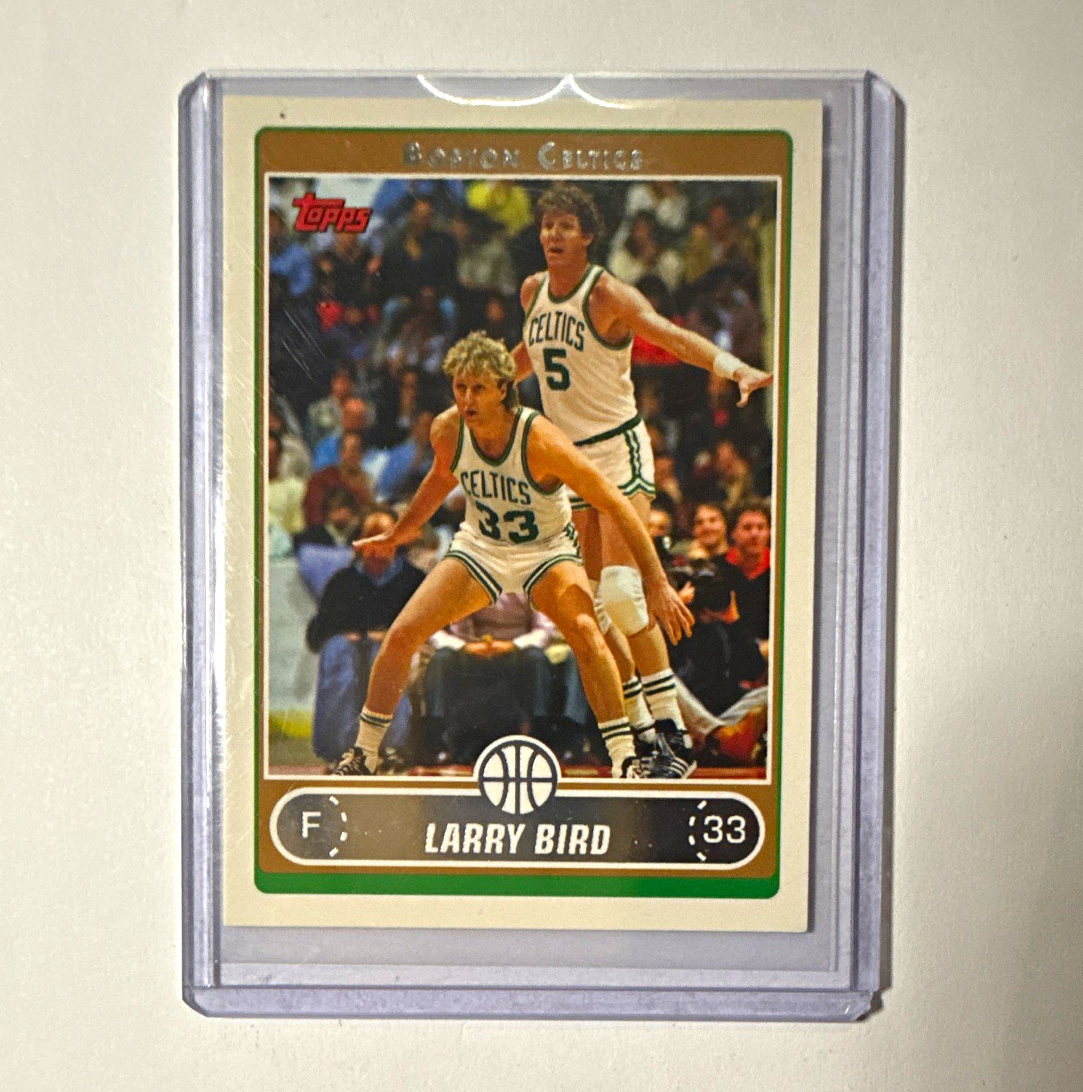 Topps 2006-07 Larry Bird Bill Walton #33 Boston Celtics Base White Jersey