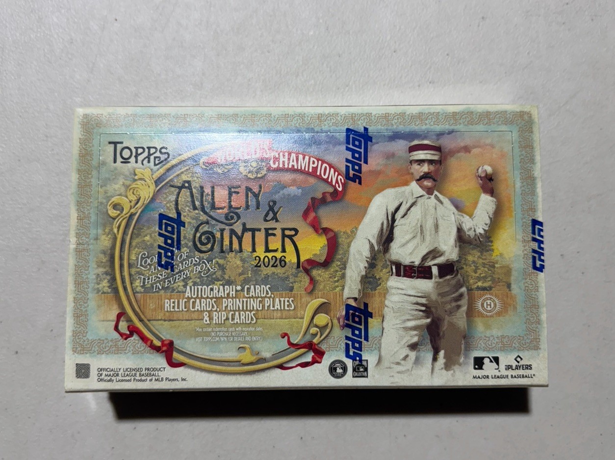 2026 Topps Allen & Ginter Baseball Hobby Box - Sealed - Ready to Ship 2026 Topps Allen & Ginter Baseball Hobby Box - Sealed - Ready to Ship