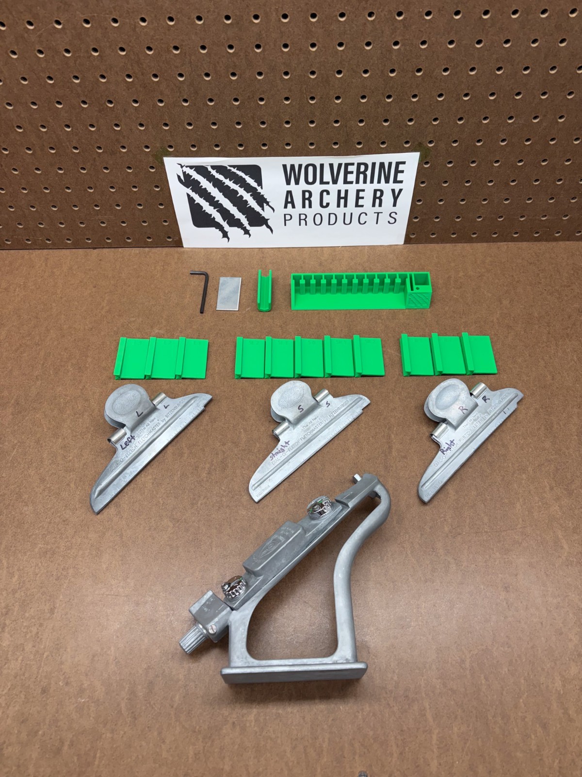 Wolverine Angle Gauges for Bitzenburger Fletching Jig