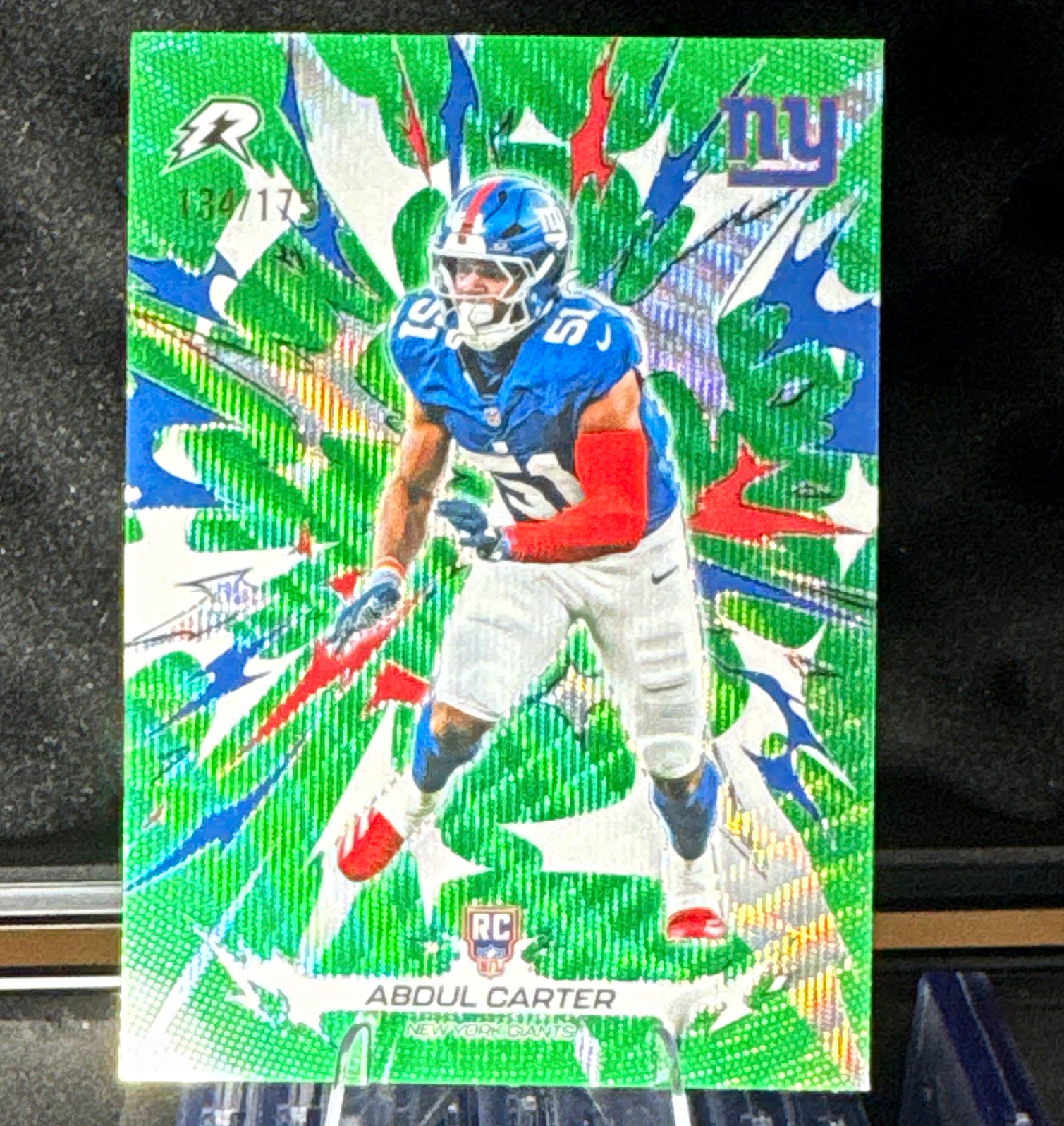 2025 Topps - Abdul Carter New York Giants RC #169 Serial Numbered 130/175 2025 Topps - Abdul Carter New York Giants RC #169 Serial Numbered 130/175